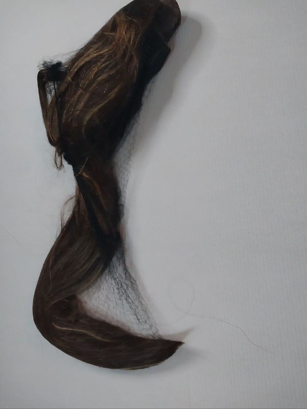 Brown Women’s Hair Piece With Highlights- Natural Brown - Wig